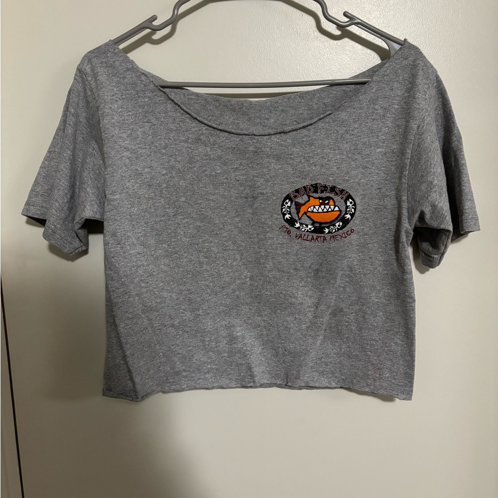 Bad fish crop top